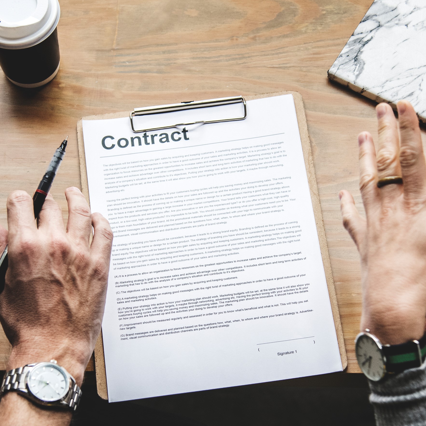 Contract negotiation skills